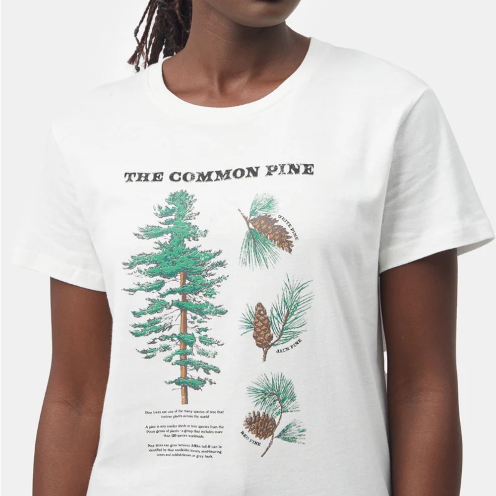 Tentree 🌲 Common Pine T-Shirt
Women's Organic Cotton Graphic Tee